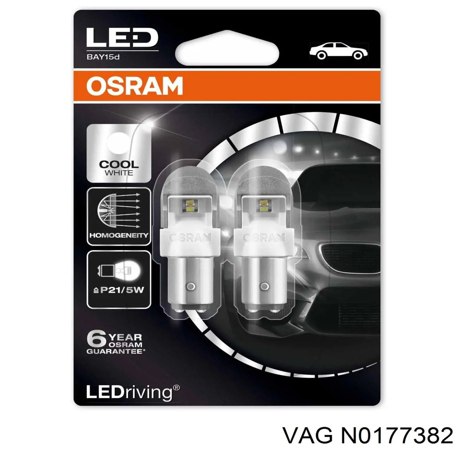 Лампи VAG N0177382 ціна, від 0.54 USD