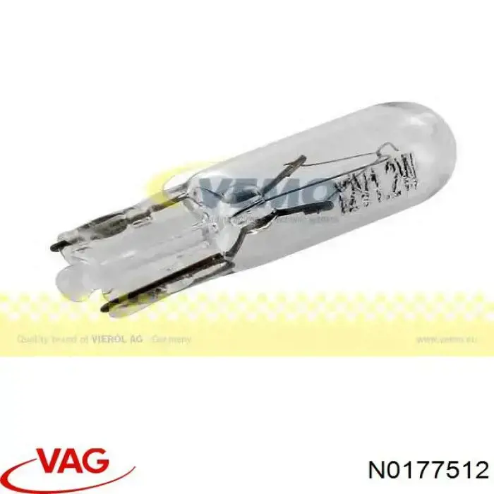 Лампочка щитка / панелі приладів N0177512 VAG