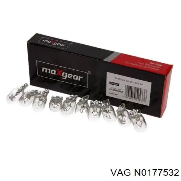Лампочка плафону освітлення салону/кабіни VAG N0177532 ціна, від 0.50 USD