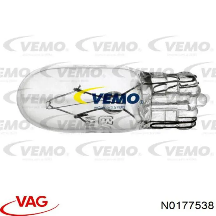 Лампочка покажчика повороту VAG N0177538 ціна, від 1.25 USD