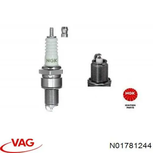 Свічки автомобільні VAG N01781244 ціна, від 2.37 USD