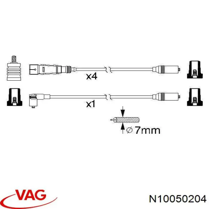 Дріт високовольтний SCT PS6717
