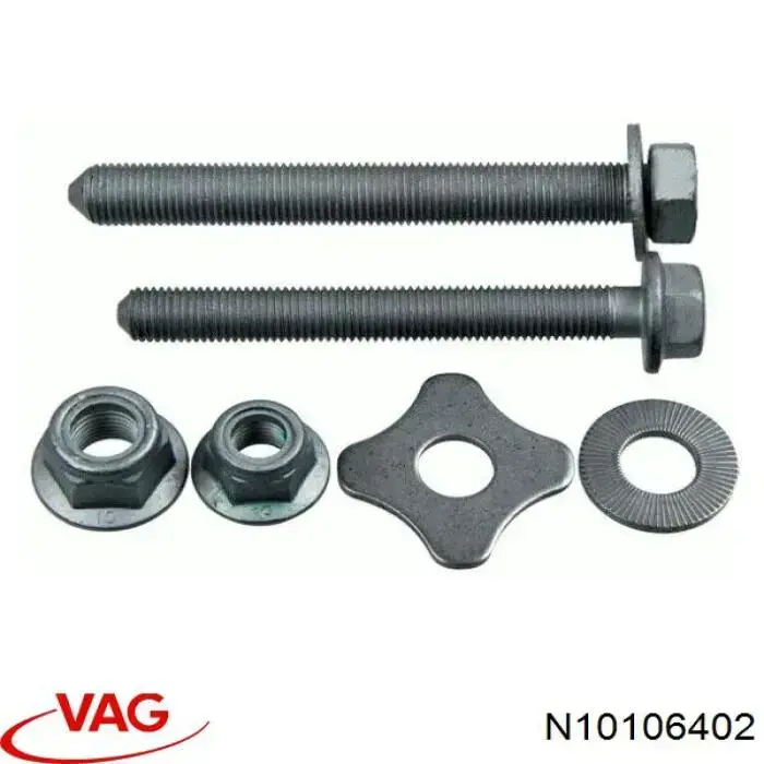 N10106402 VAG Гайка заднього розвального важеля