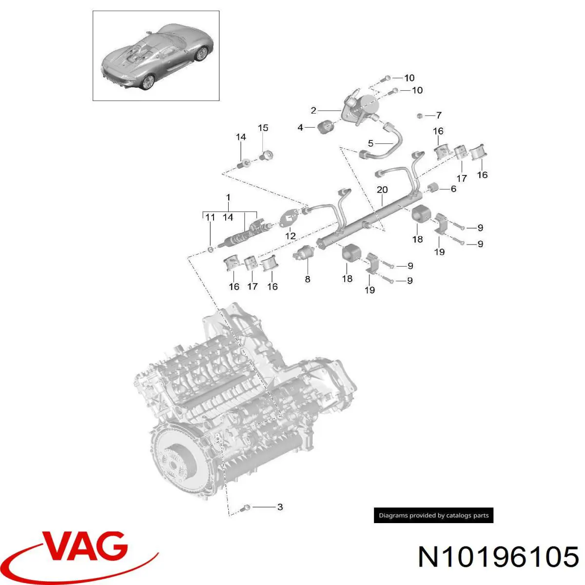  VAG N10196105 ціна, від 1.16 USD
