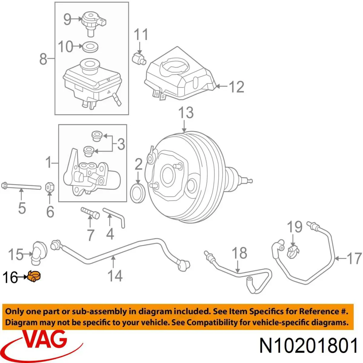 Купити N10201801 VAG 