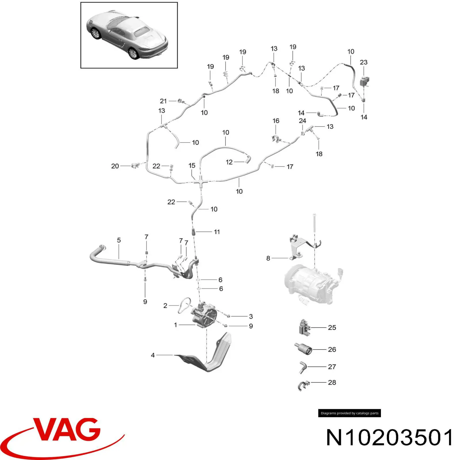  VAG N10203501 ціна, від 2.08 USD