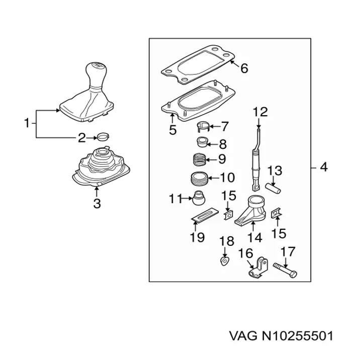 Купити N10081101 VAG Хомут стяжний металевий, універсальний