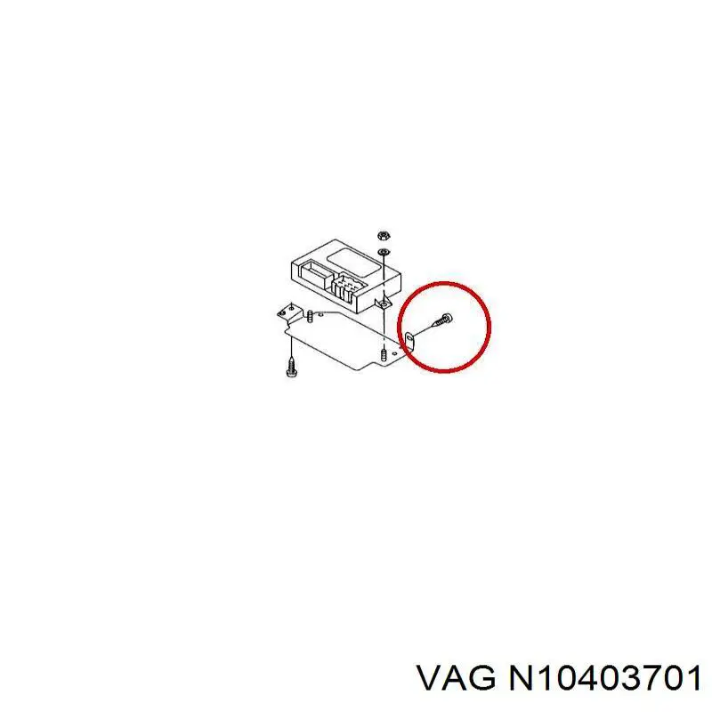 Диск гальмівний задній VAG N10403701