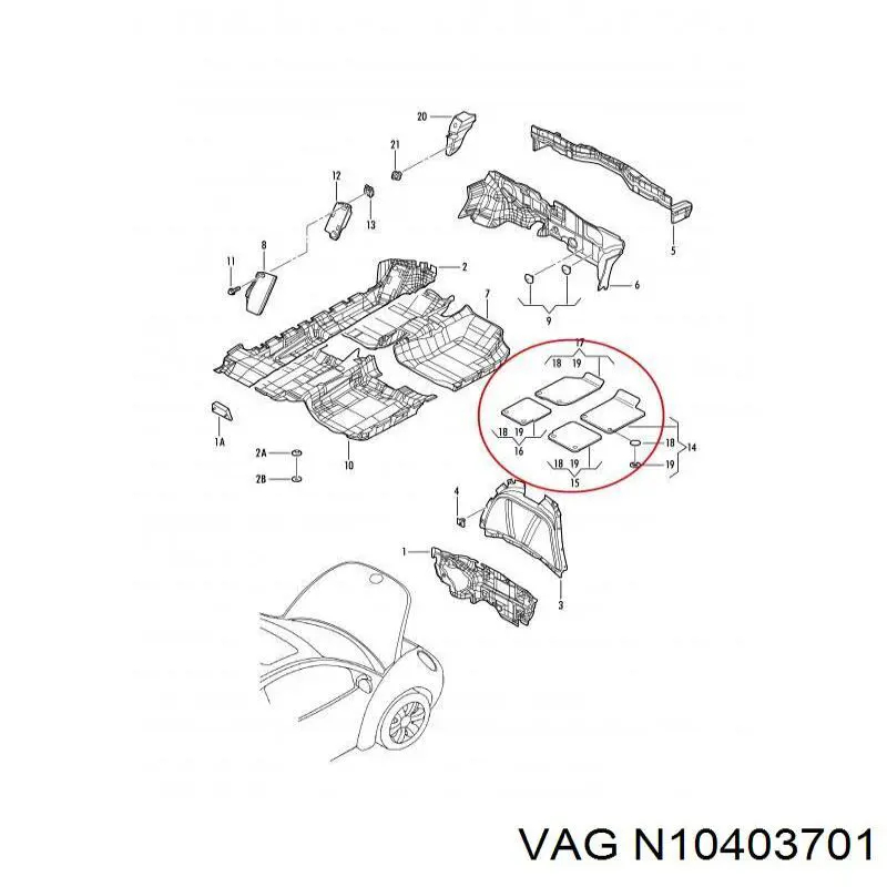 N10403701 VAG Дискові гальма