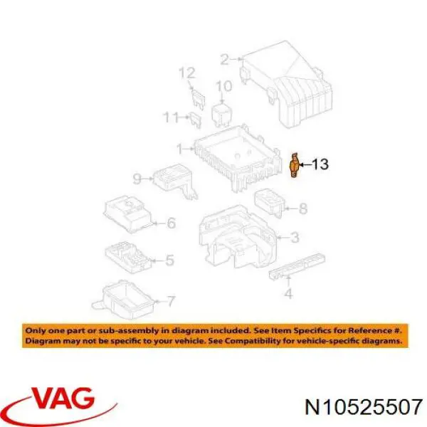  VAG N10525507 ціна, від 3.66 USD