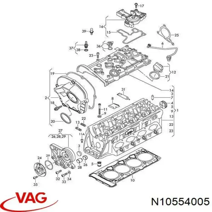 Купити B10645 Borsehung Болт клапанної кришки ГБЦ