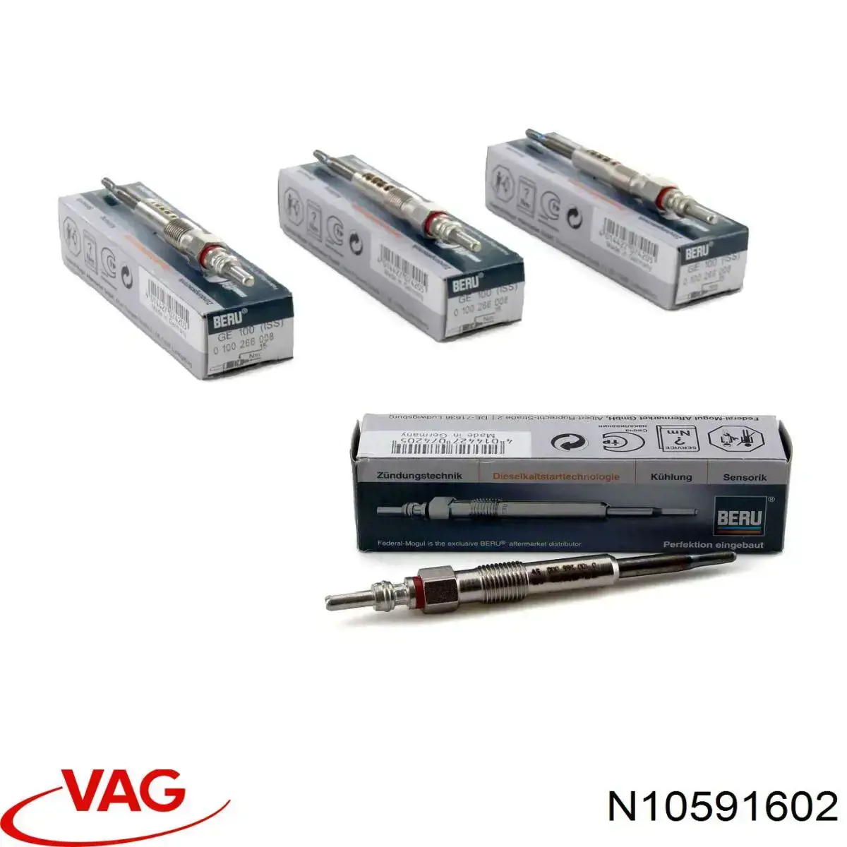 N10591602 VAG Свічки розжарювання