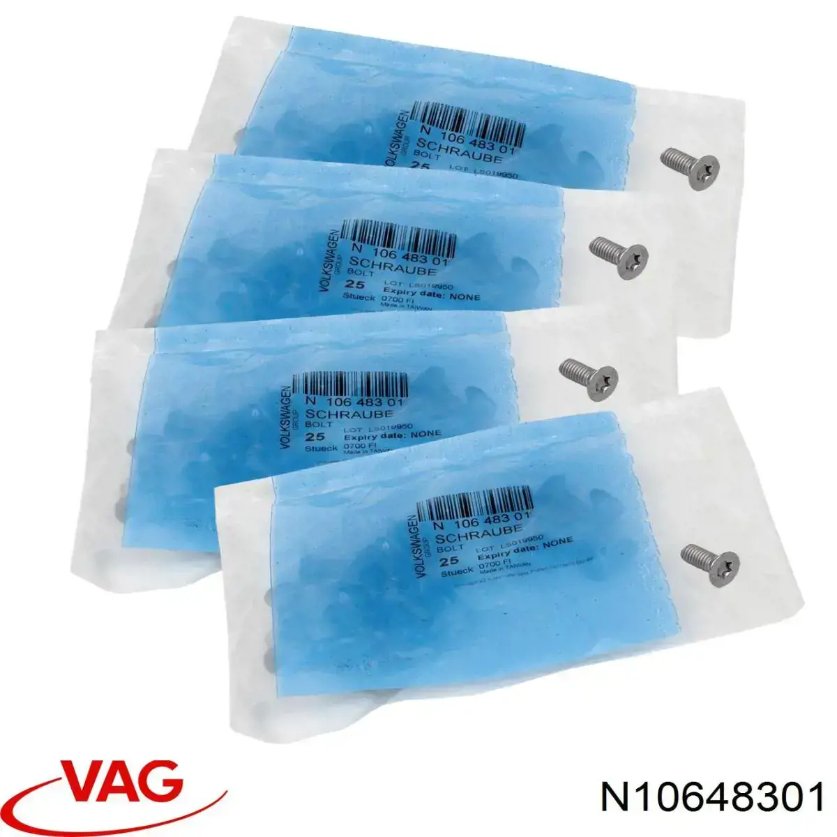 Болт / гайка кріплення VAG N10648301