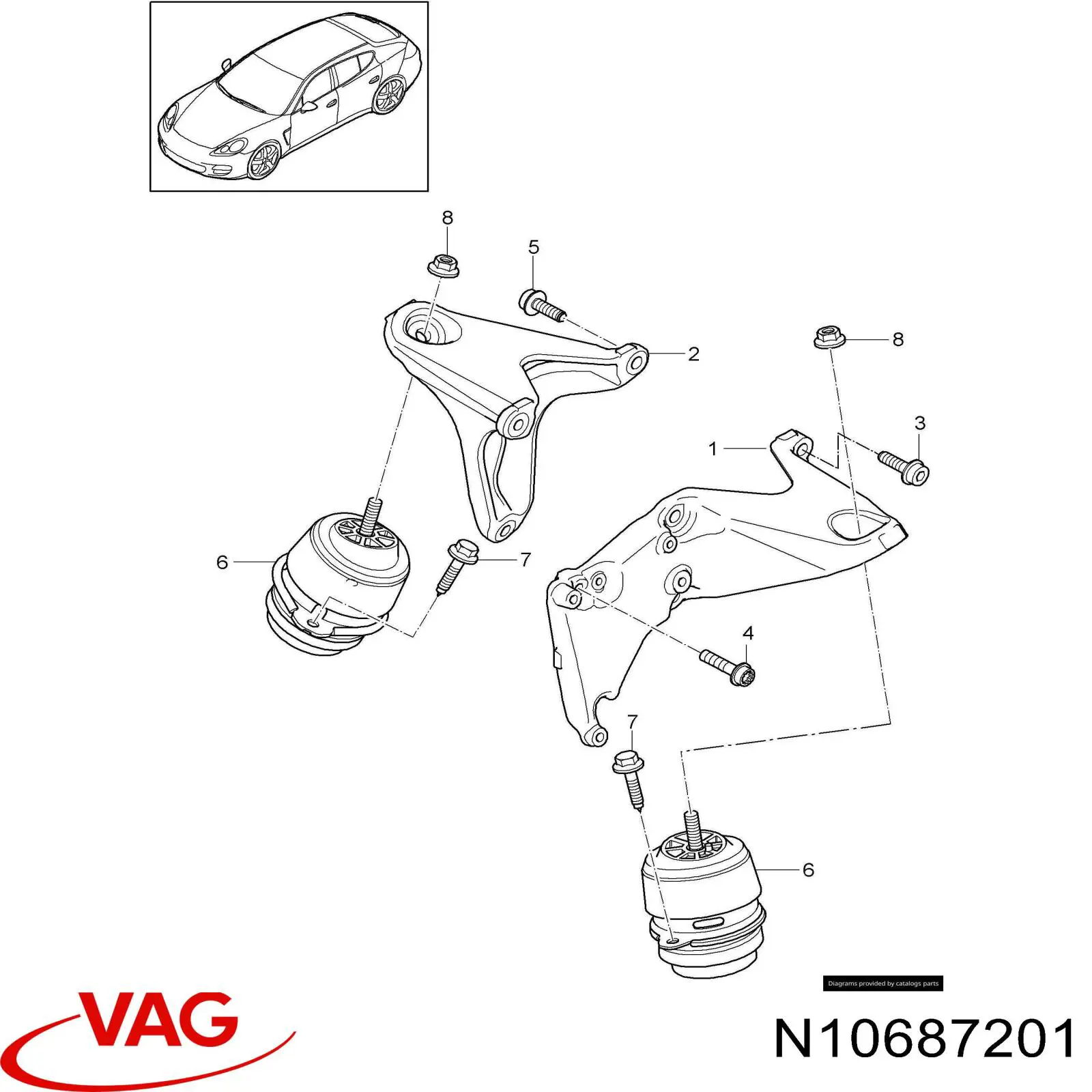  VAG N10687201 ціна, від 2.53 USD