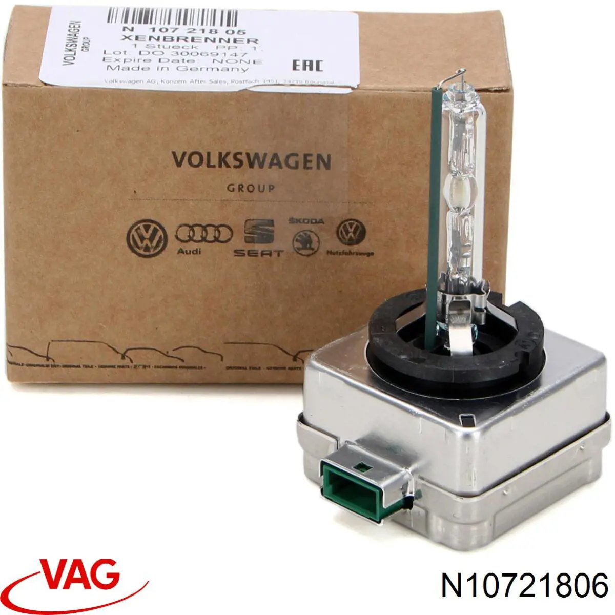 Купити N10721806 VAG Лампочка ксеноновая