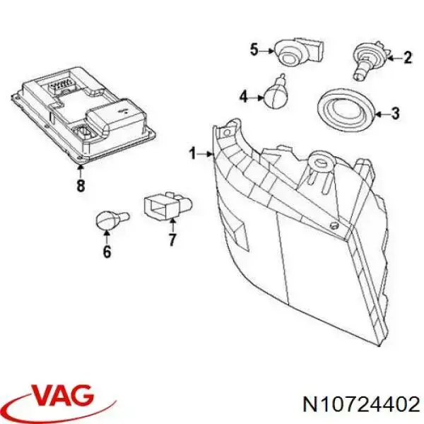 Купити N10724404 VAG Лампочки