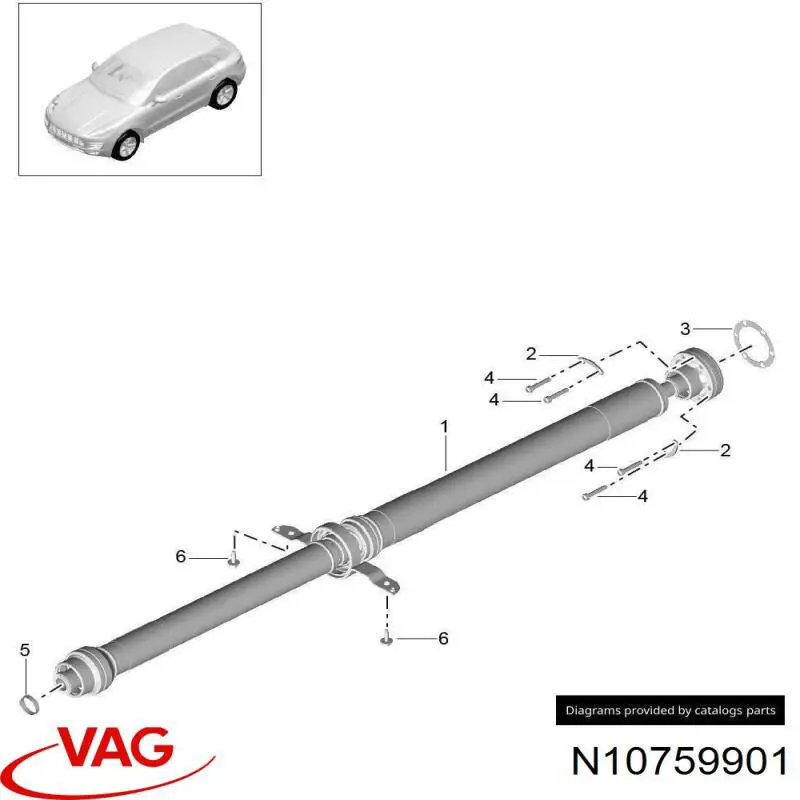  VAG N10759901 ціна, від 4.10 USD
