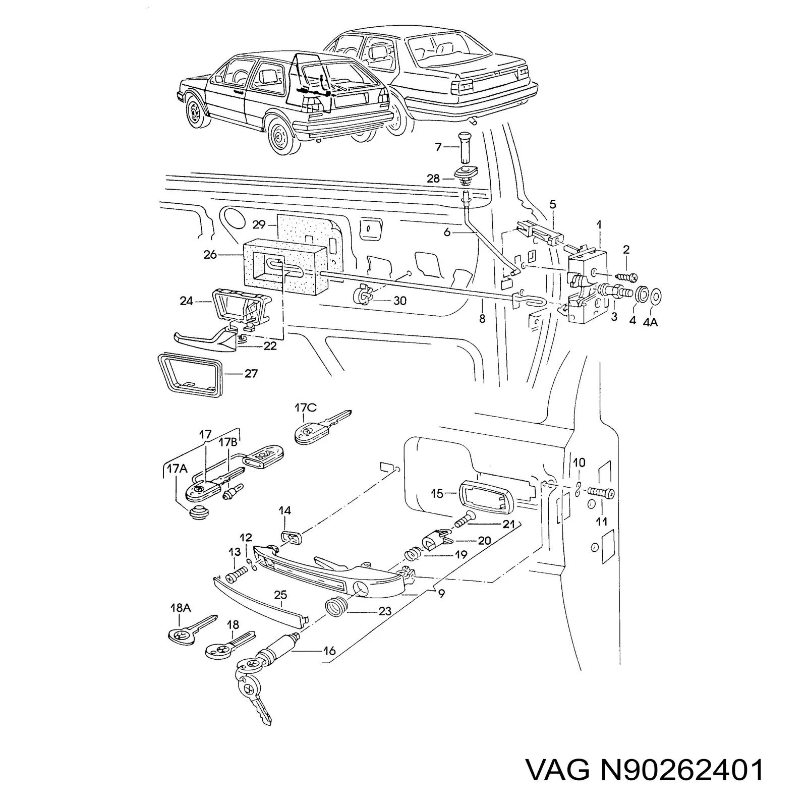 Батарейка брелока VAG N90262401 ціна, від 5.16 USD