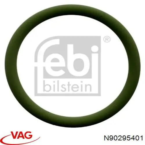 N90295401 VAG прокладка фланця (трійника системи охолодження)