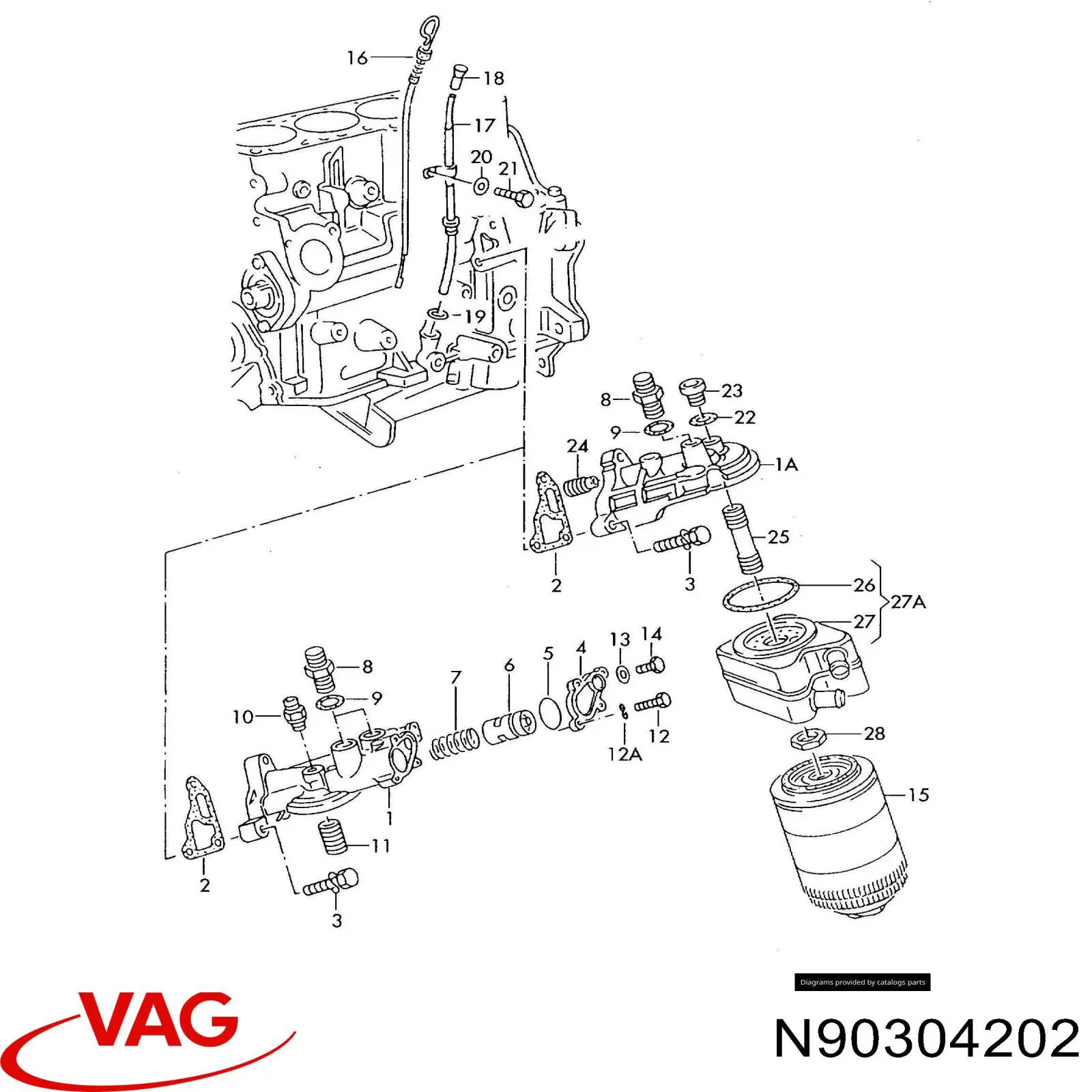  VAG N90304203 ціна, від 2.62 USD