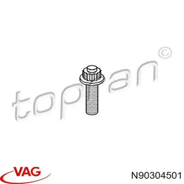 N90304501 VAG Болт коленвала