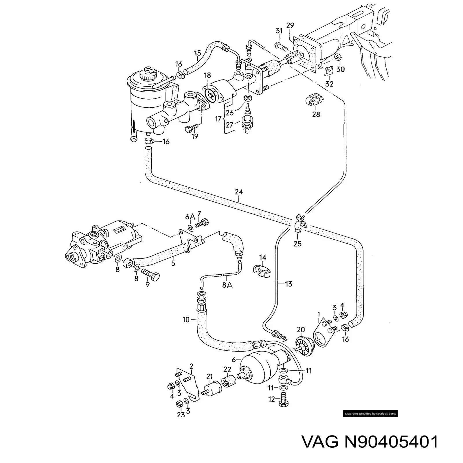  VAG N90405401 ціна, від 4.03 USD