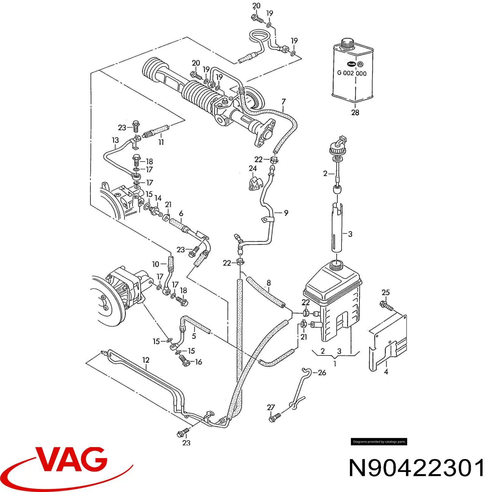  VAG N90422301 ціна, від 17.72 USD