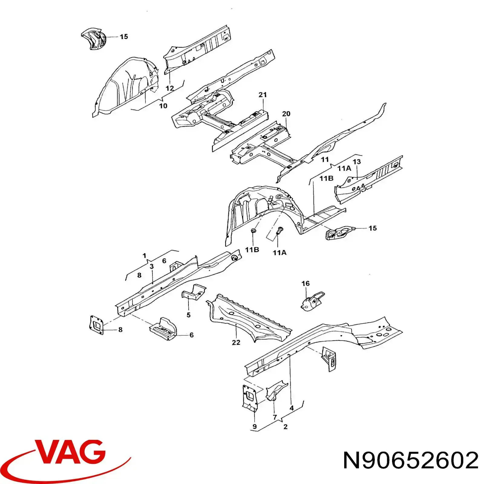  VAG N90652601 ціна, від 1.14 USD