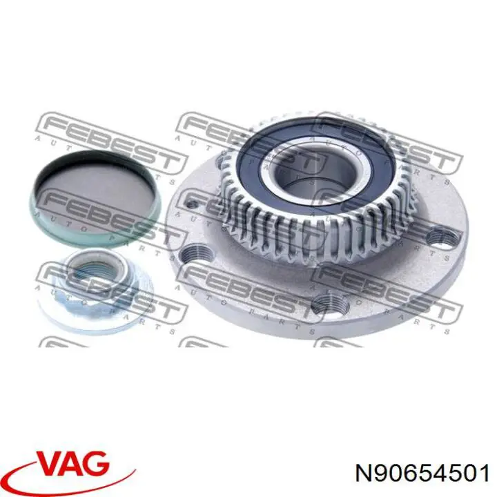 Купити N90654501 VAG Гайка маточини задньої