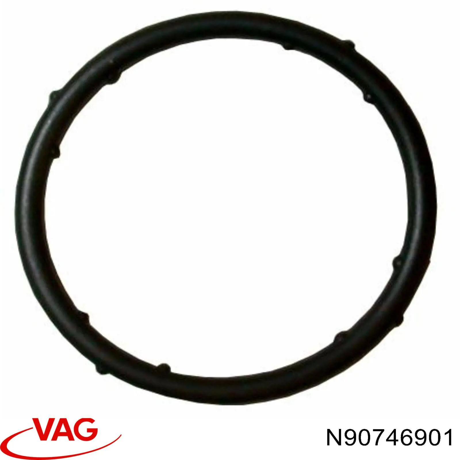 Купити N90746901 VAG Прокладка фланця (трійника) системи охолодження