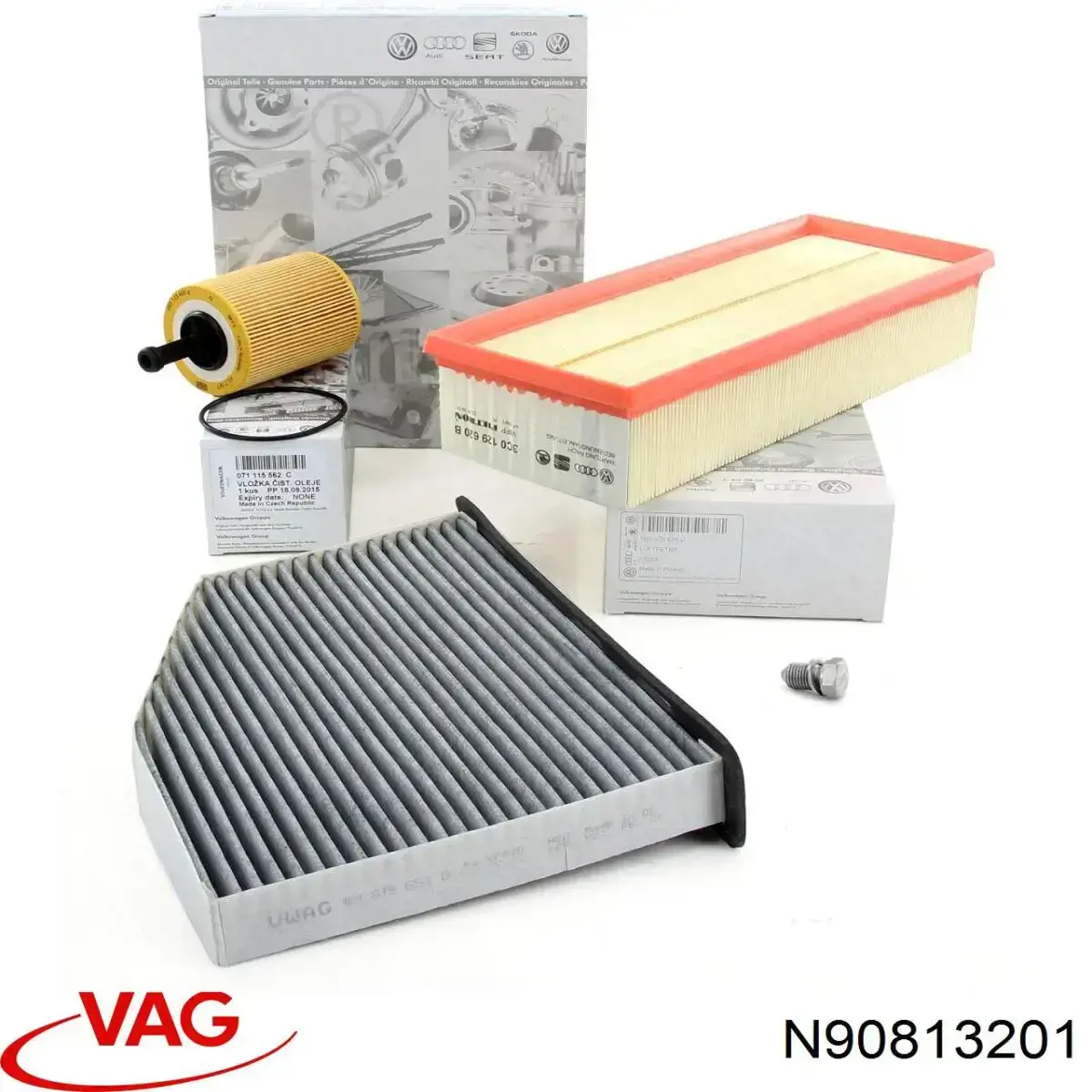 Купити N90813201 VAG Пробка піддона двигуна