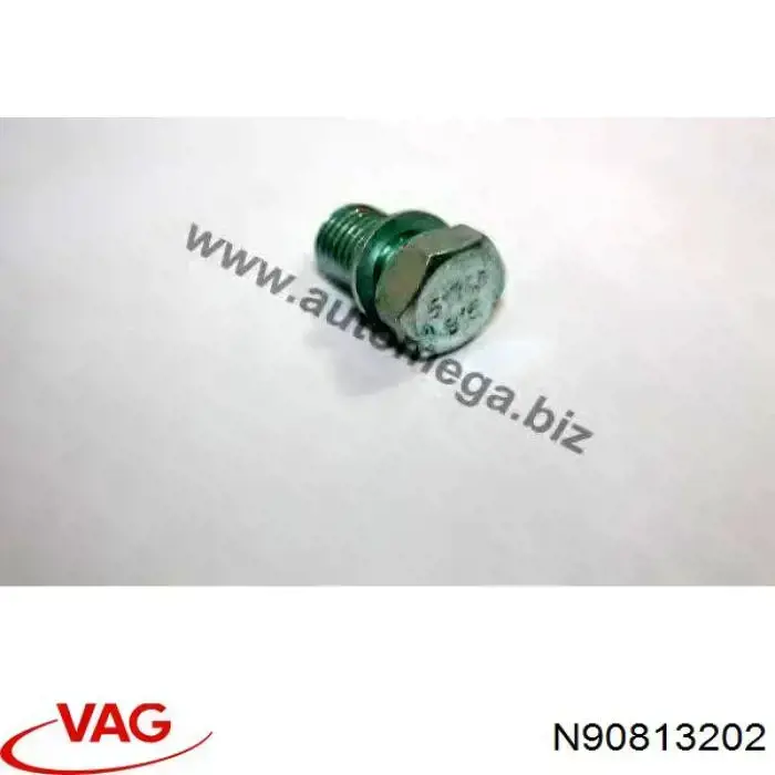 Пробка піддона двигуна N90813202 VAG