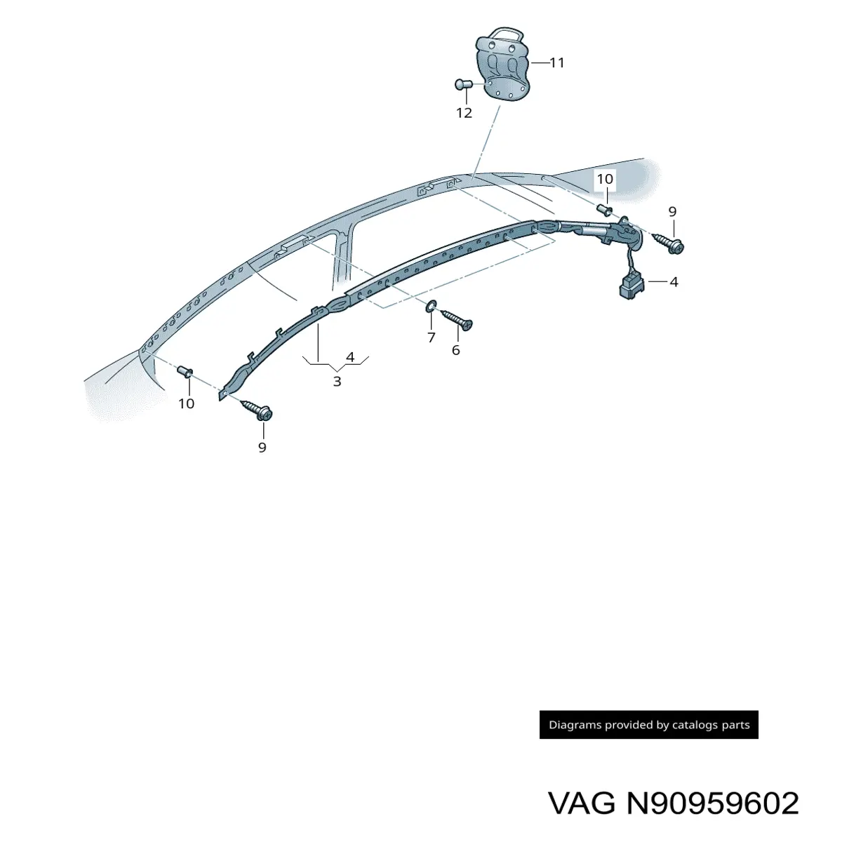  VAG N90959602 ціна, від 1.47 USD