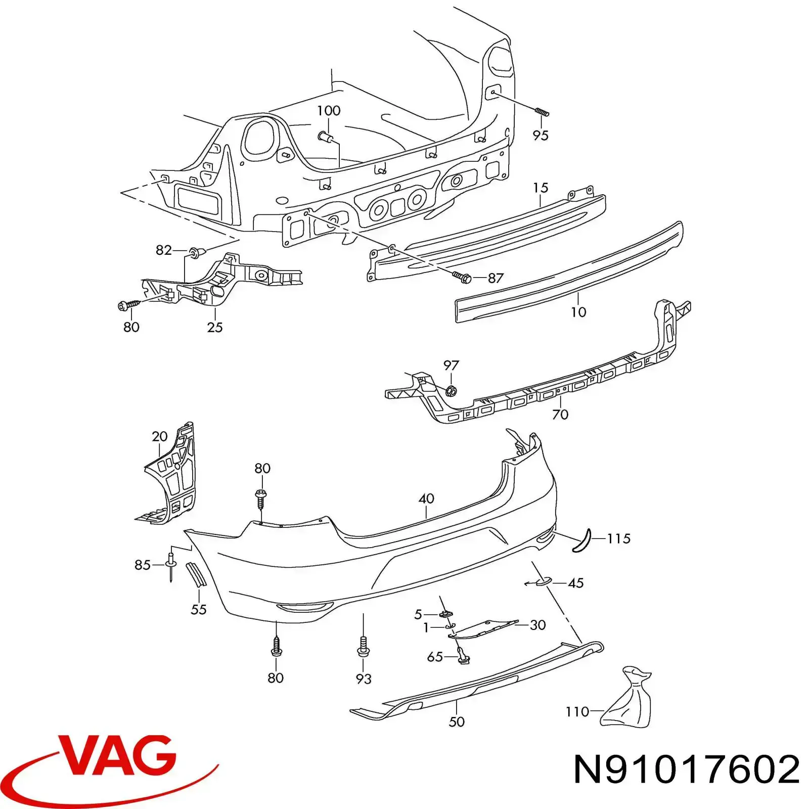  VAG N91017602 ціна, від 0.99 USD