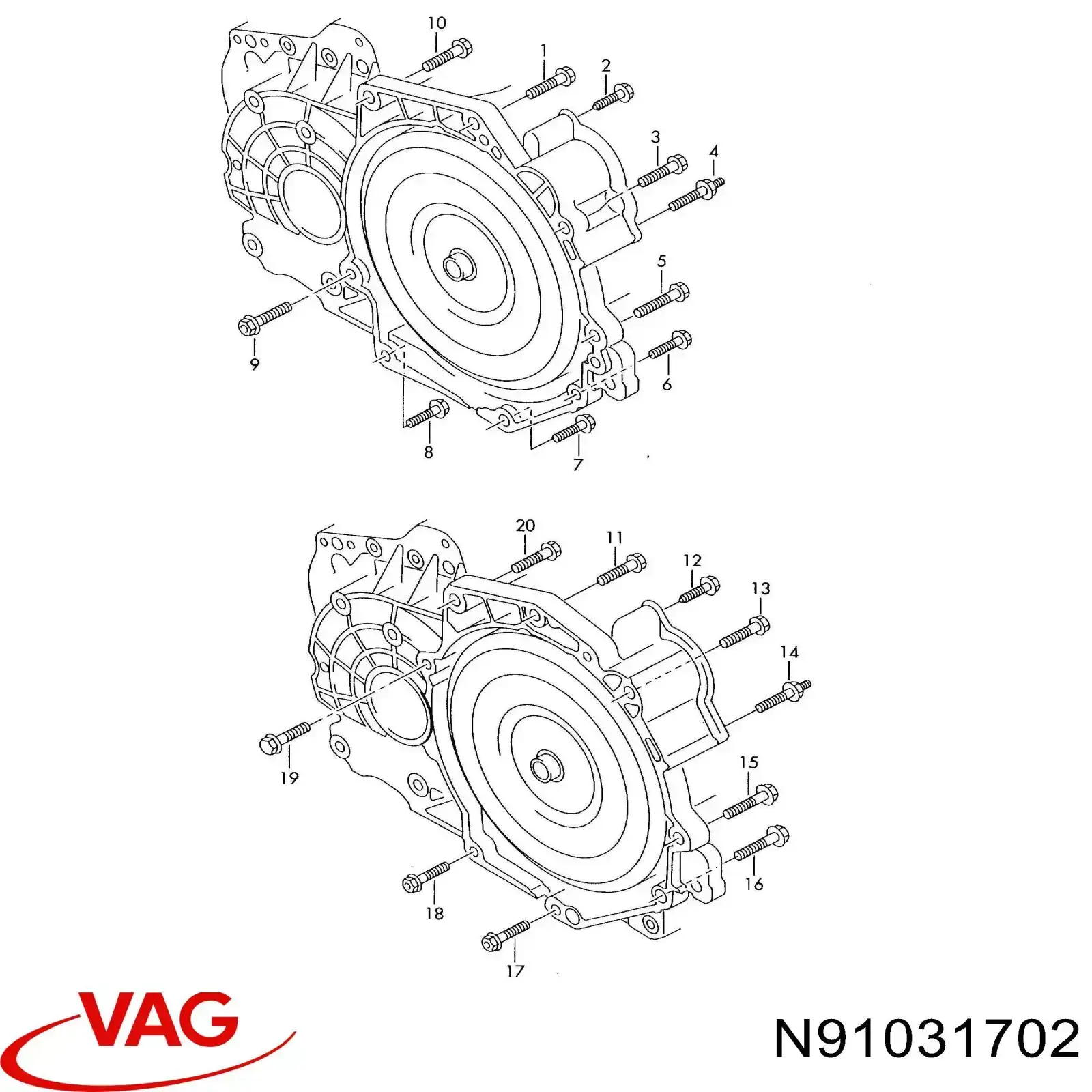  VAG N90628201 ціна, від 2.96 USD
