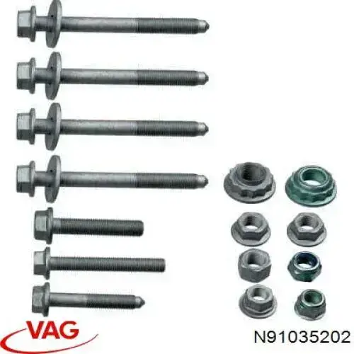 Болт подушки рами кузова VAG N91035202 ціна, від 7.48 USD