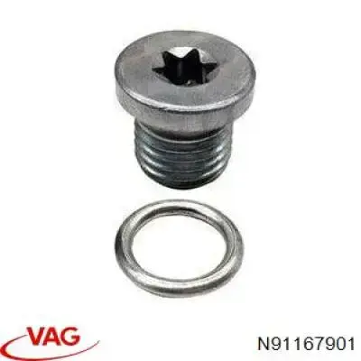 Пробка піддона двигуна N91167901 VAG