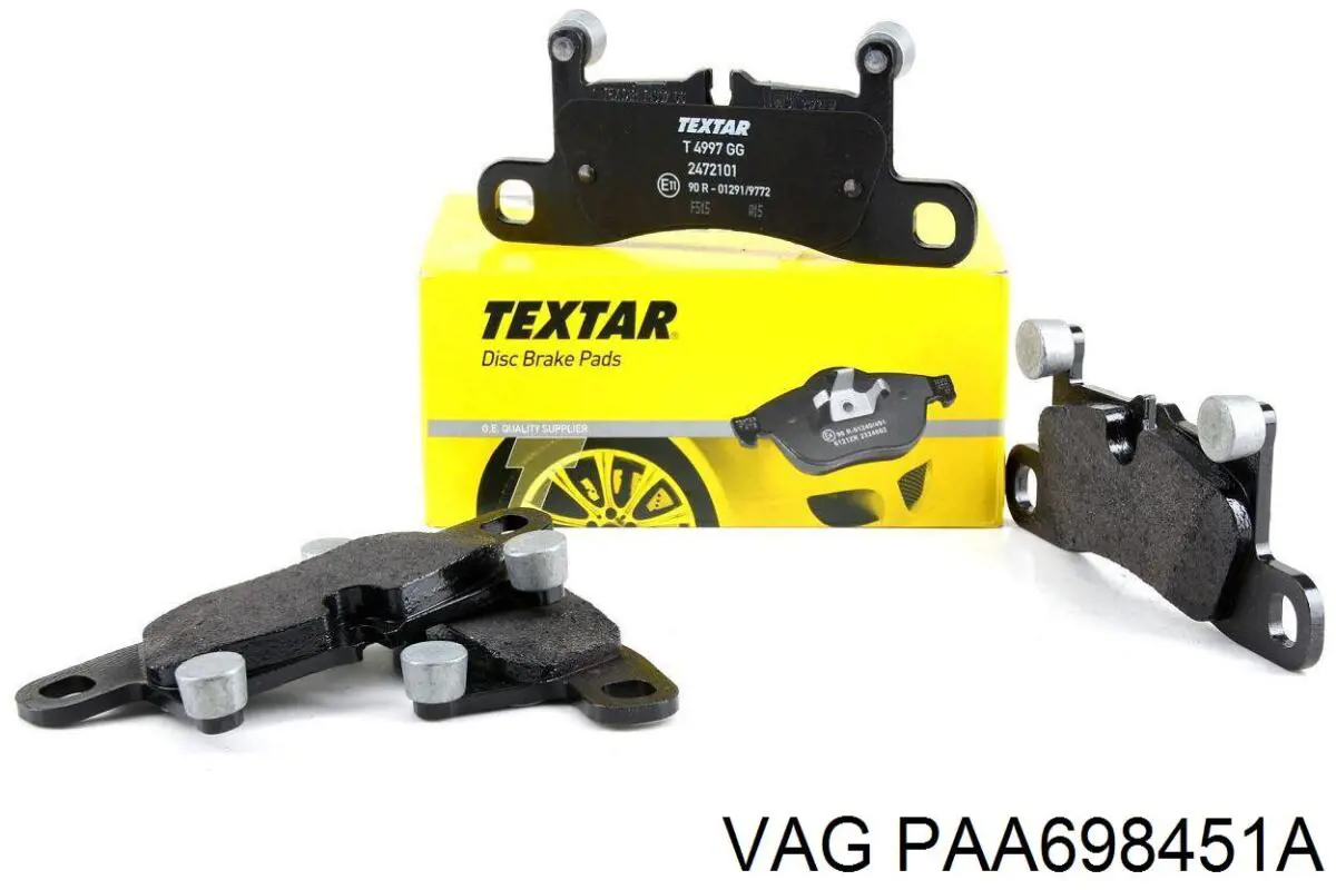 Купити PAA698451A VAG Задні колодки
