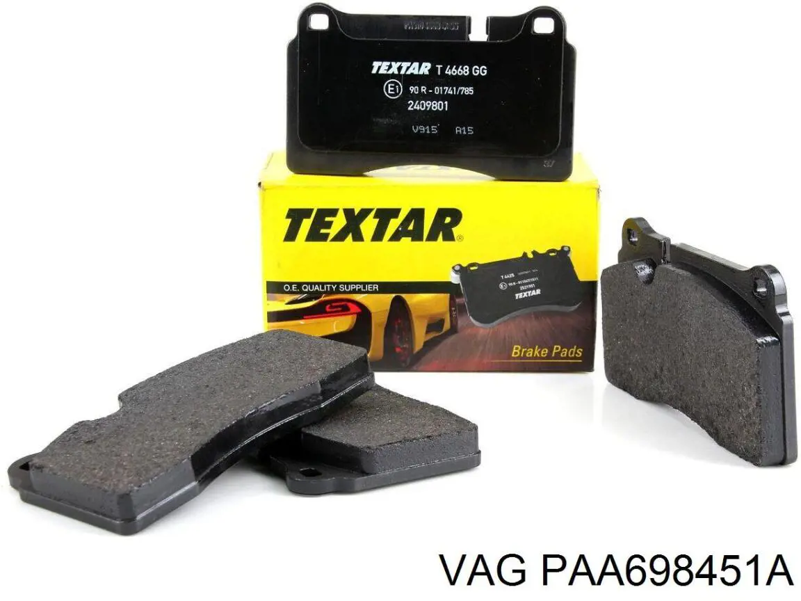 PAA698451A VAG Колодки гальмівні задні, дискові