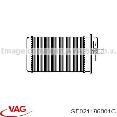 SE021186001C VAG Радіатор опалювача салону