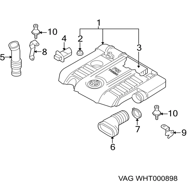  VAG WHT000898 ціна, від 6.46 USD