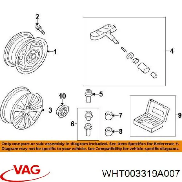  VAG WHT003319A007 ціна, від 15.88 USD