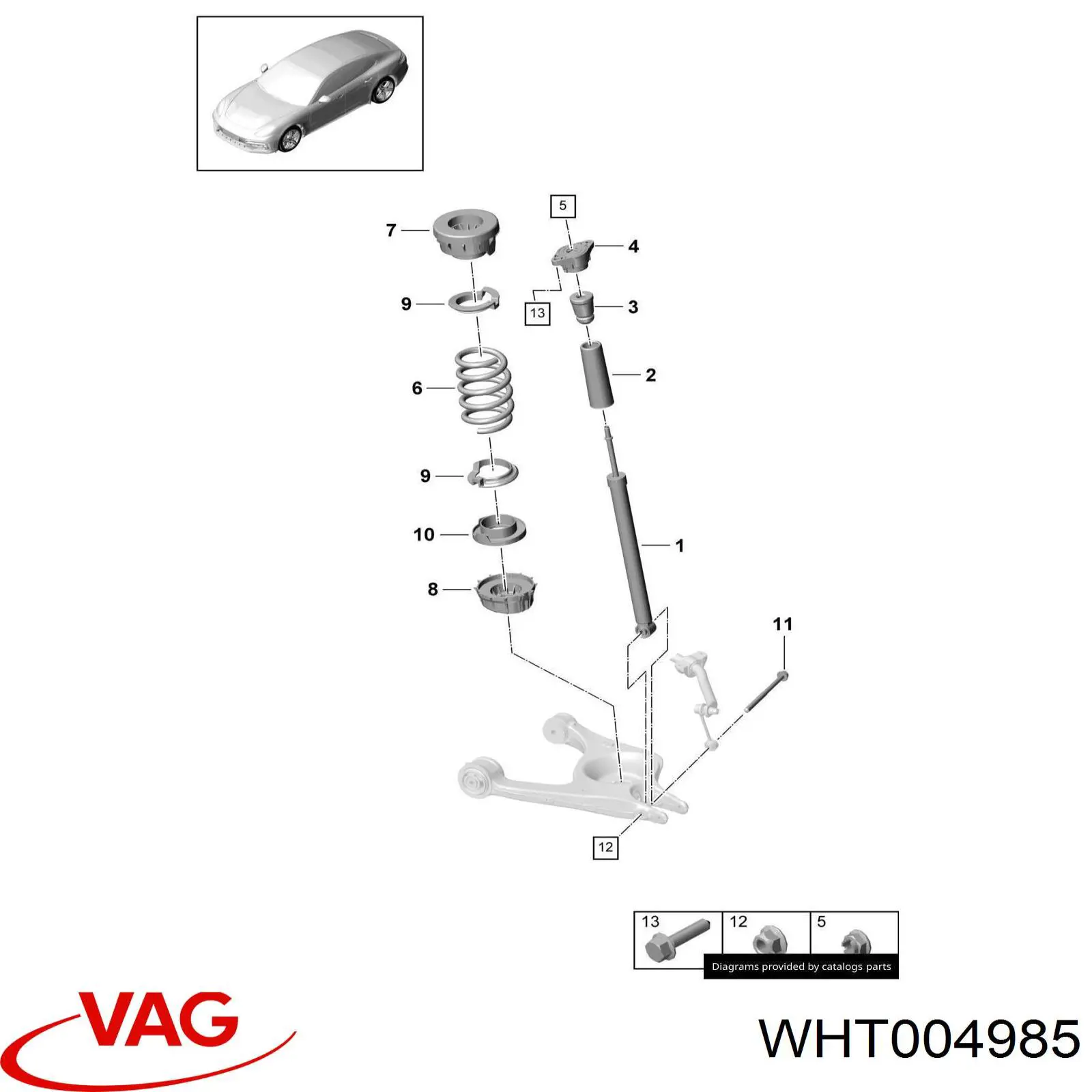 Porsche WHT004985 ціна, від 9.78 USD