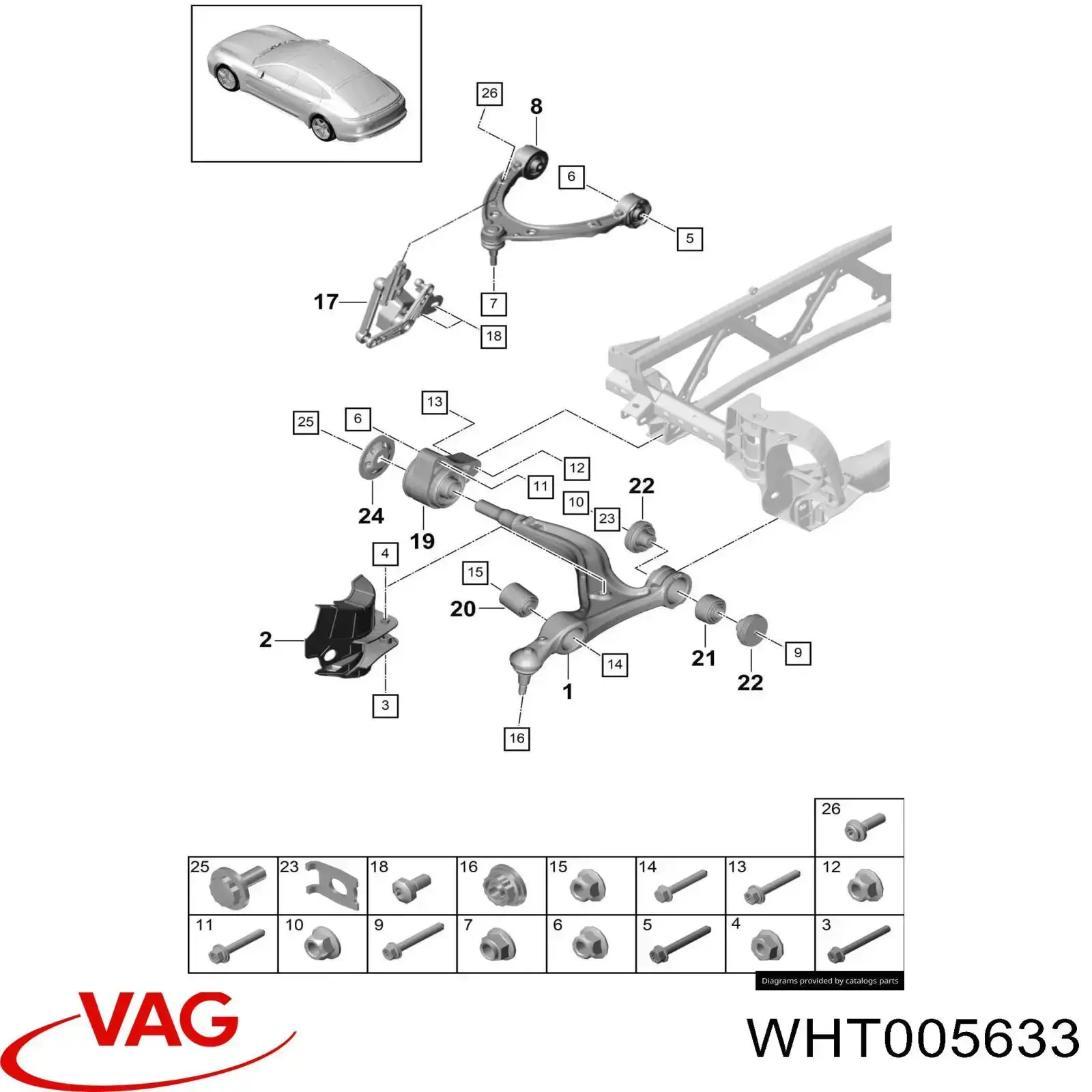  VAG WHT005633 ціна, від 7.68 USD