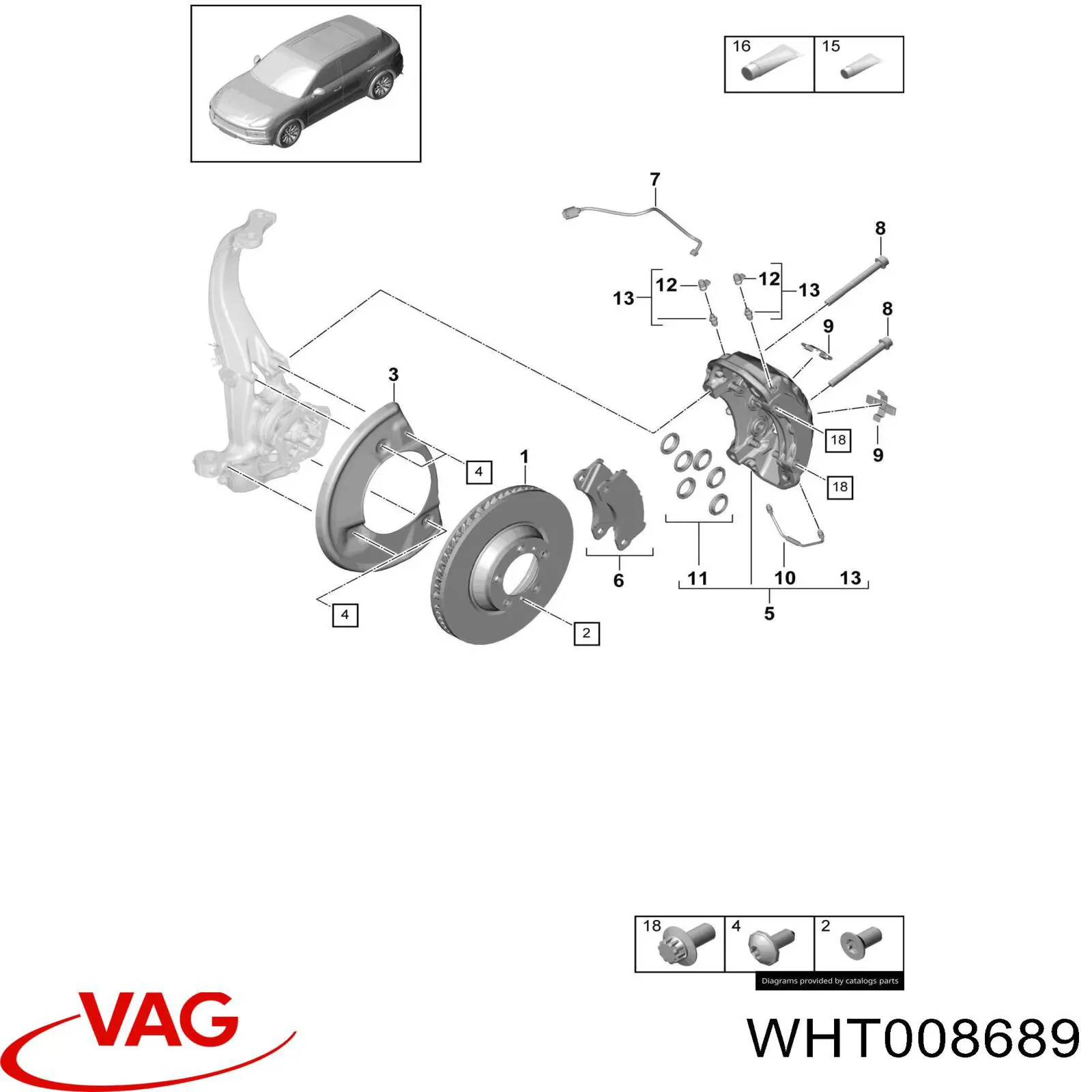 Купити WHT008689 VAG 