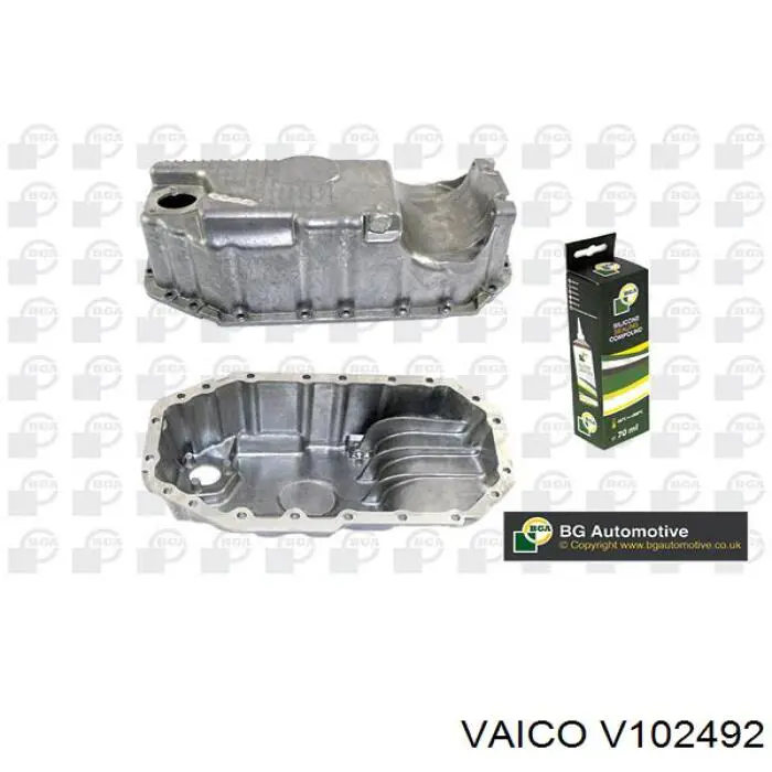 V102492 VEMO/Vaico піддон масляний картера двигуна