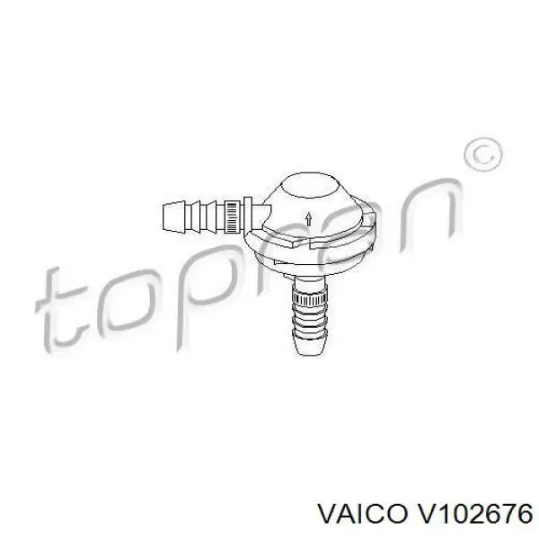 V102676 VEMO/Vaico клапан pcv (вентиляції картерних газів)