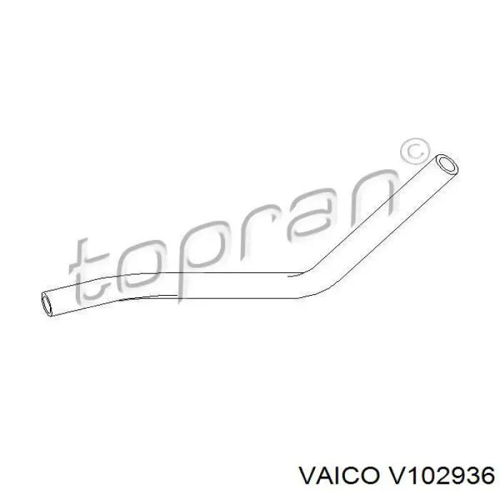 Шланг ГПК, низького тиску, від бачка до насосу V102936 VEMO/Vaico