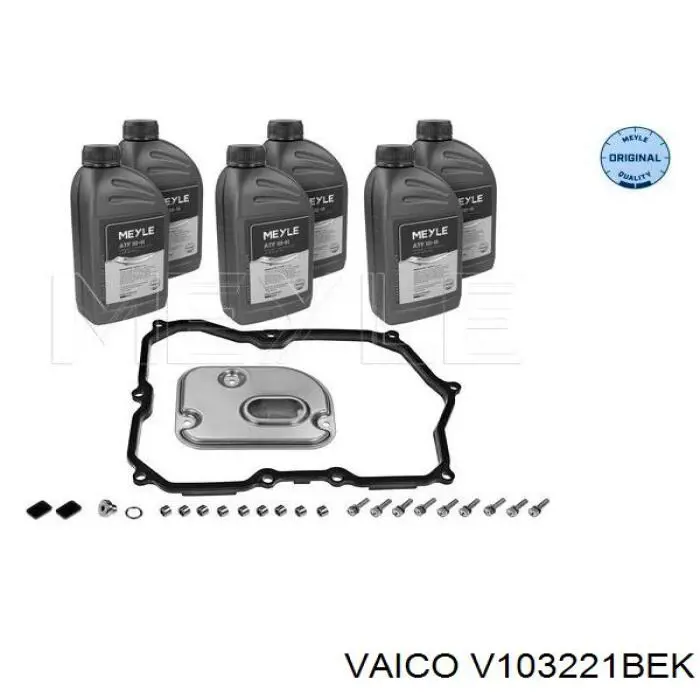 Сервісний комплект для заміни масла АКПП V103221BEK VEMO/Vaico