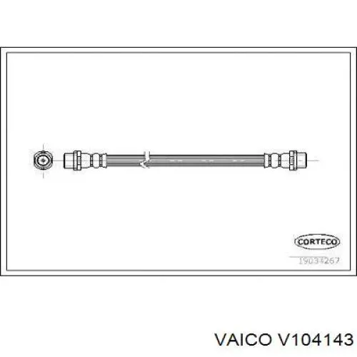 V104143 VEMO/Vaico шланг гальмівний задній
